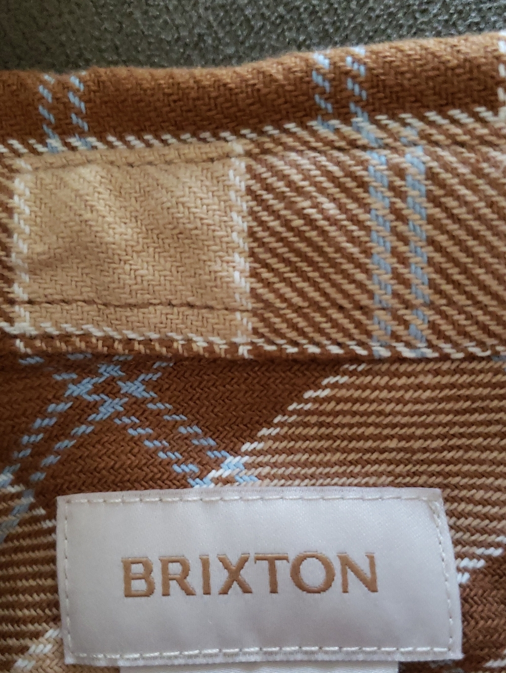 Brixton Shacket Shirt Chore Jacket Plaid Heavy Cotton Flannel Button-Front New - Picture 7 of 9